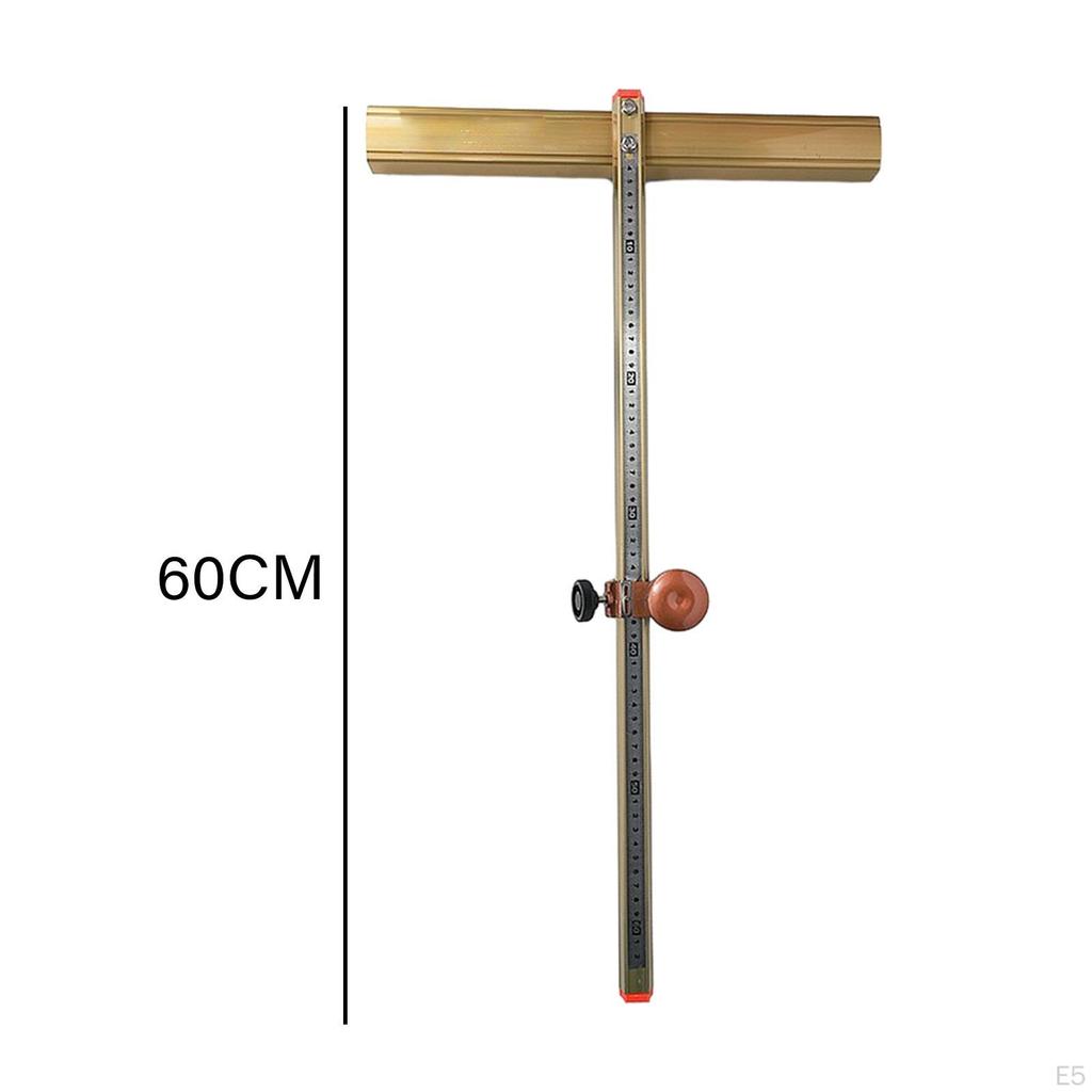 T-стеклорез, металлическая длина 60 см, практичная полоса инструмента для резки плитки