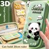 3D Pen Box Capybara/Panda/Astronaut Stationery Organizer Cute Pen Bag School Office