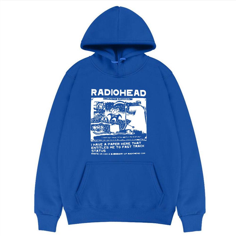 Hoodies Rapper Radiohead Print Sweatshirts Men Women Fashion Pullover Sweatshirt UnisexHarajuku Street Oversized Hoodie Tops