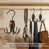 Rotating Top Hook Rotating Storage Hanger 8 Hook Closet Organizer Multi-Claw Bag Hook  Home Storage