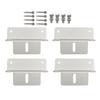 4Pcs Solar Panel Mounting Aluminum Bracket Mounts For RV Trailer Boat Roof Wall