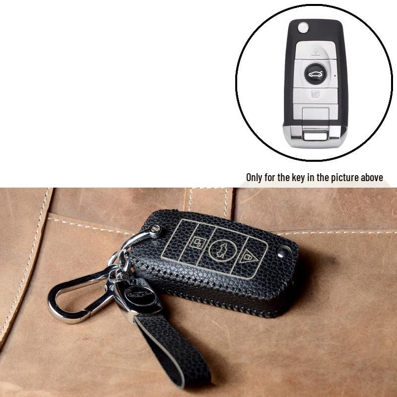 Rolls-Royce Style Cowhide Key Bag for Remote Control Modification