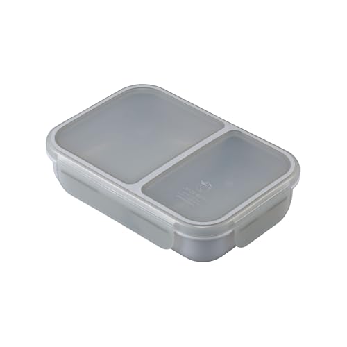 CB Japan Lunch Box Rice Boy 700ml Antibacterial Specification Light Gray Securely fixed with 4-point lock Double sealing prevents juice from leaking