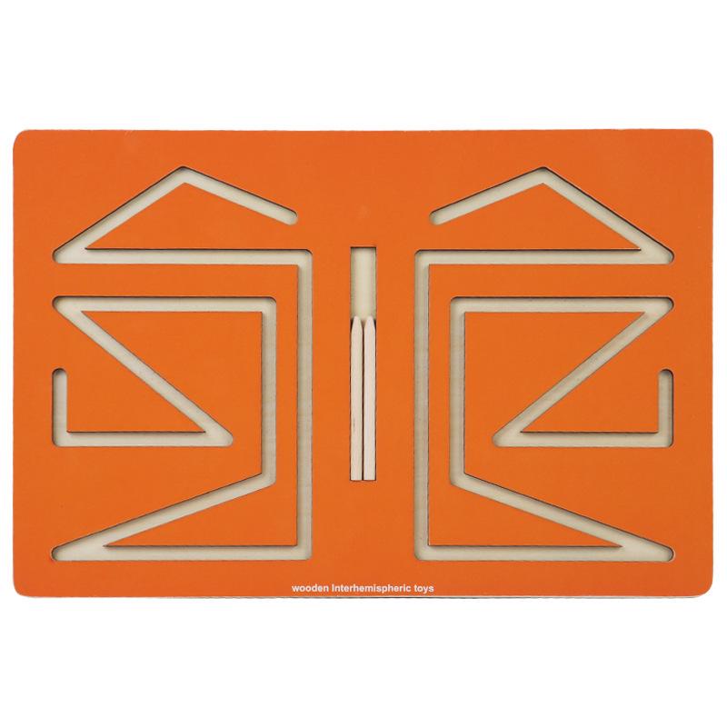 Деревянные крестики-нолики: Детская развивающая логическая игра для двух игроков