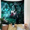Hollow Knight Tapestry Wall Hanging, Indie Game Character Art, Gamer Wall Decor for Bedroom Living Room Dorm
