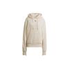 Adidas Originals Trefoil Hoodie With Side Zipper Women Hoodie Off-White HG6657