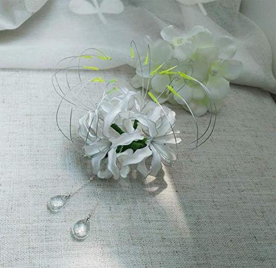 Красивый паук красный паук красный паук Dip art один волос градуировка японское кимоно висит [мисаки] лилия, лилия, лилия, цветок, орнамент,