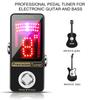Precision Chromatic Tuner Pedal Large LED Display Full Metal Shell with True Bypass for