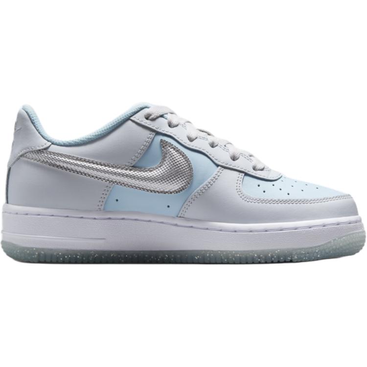 Nike Air Force 1 Low GS Чистый платиновый Ледниково-синий Металлический серебристый HQ3249-043