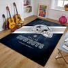 Dallas Cowboys Printed Area Rug Carpet for Bedroom Living Room Home Decor Rugs Mat Non Slip Mat Rug for Bedside