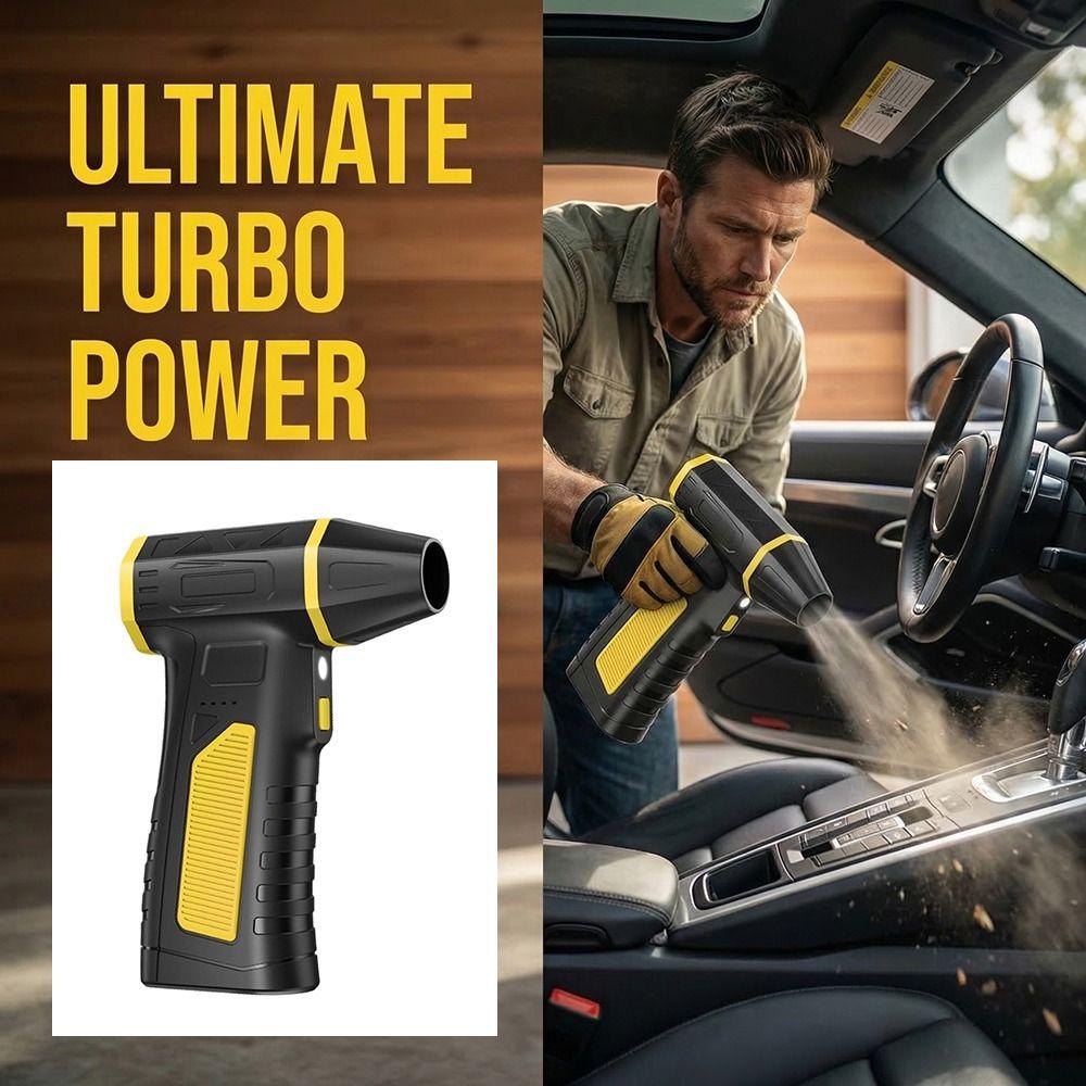 Adjustable Speed Electric Air Duster Safety Hammer Design Brushless Motor  Outdoor