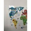 Карта путешествий по миру Карта путешествий по миру Blackboard Smart Paper Board 100x150 см + ручка