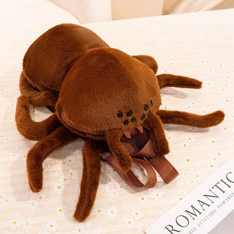 Креативная сумка в виде насекомого-паука, плюшевая игрушка-кукла, кукла-паук, детский рюкзак, сумка через плечо, кукла-марионетка