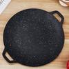30/32/34/36/38cm Korean BBQ Grill Pan Round Shape Non-Stick Frying Pan Teppanyaki Pan  Home Picnic