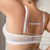 Европейский и американский большой бюст делает вас визуально меньше. Тонкий бюстгальтер пуш-ап с застежкой спереди для женщин. Сексуальный кружевной бюстгальтер с красивой спинкой.