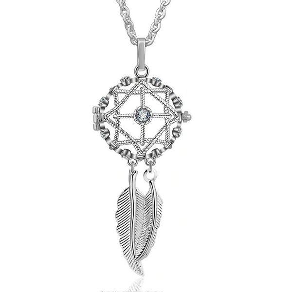 Клетка бола для беременных с хрустальным розовым шариком-ловцом снов