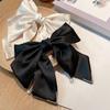 Korean Bow Hair Accessories Back of the Head On the Run Princess Top Clip New Satin Multi-layer Pearl Hairpin Hair Accessories