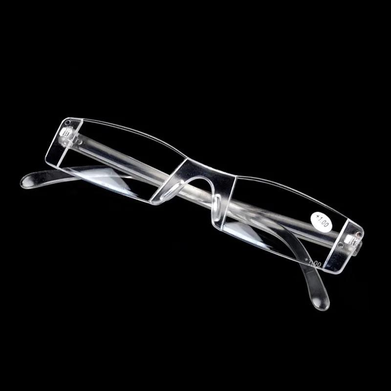 Reading Eyewear Fashion Transparent Reading Glasses Unisex Ultra Light Pc Presbyopia Glasses +1.0+1.5+2.0+2.5+3.0+3.5+4.0