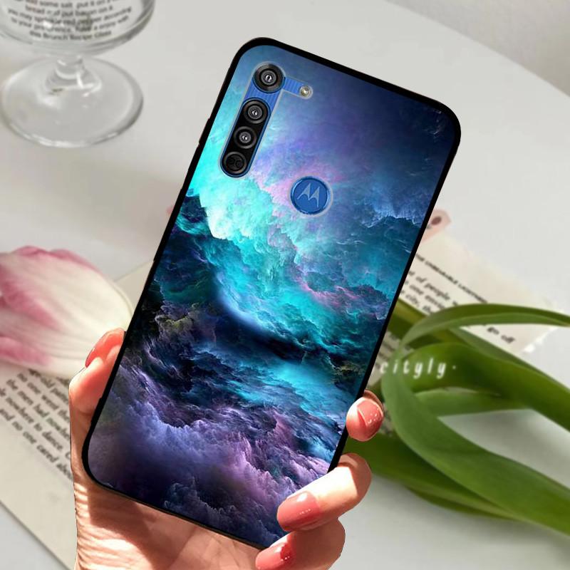 Чехол для Motorola Moto G8 Plus, черный силиконовый чехол для MOTO G8 Play G 8 Power Lite, модный защитный чехол из ТПУ.