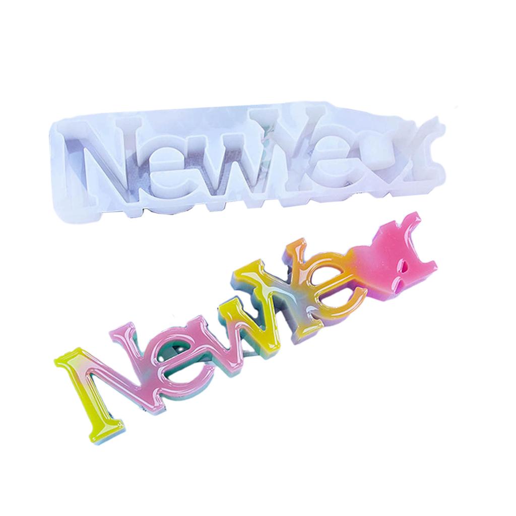 Силиконовая форма для подсвечника с английской буквой, формы для подсвечников, настольное украшение, принадлежности для изготовления гипса, антипригарная форма из смолы