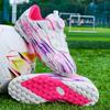 Новые Детские Футбольные Полевые Бутсы Мальчики Девочки Indoor Soccer Shoes Общество Футзал Нескользящие Профессиональные Быстрые Мужские Футбольные Шиповки Кроссовки