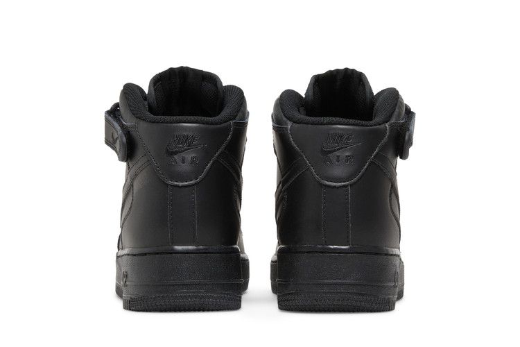 Детские кроссовки Nike Air Force 1 Mid GS 'Черные'