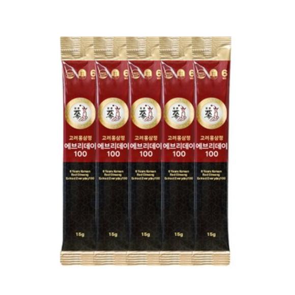 Pungnyeonbogam Экстракт 6-летнего корейского красного женьшеня Everyday 100, 15 г (7 вариантов)