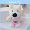 Cute Adorable Westie Dog Plush Keychain Stuffed Animal Bag Charm In Multiple Colors
