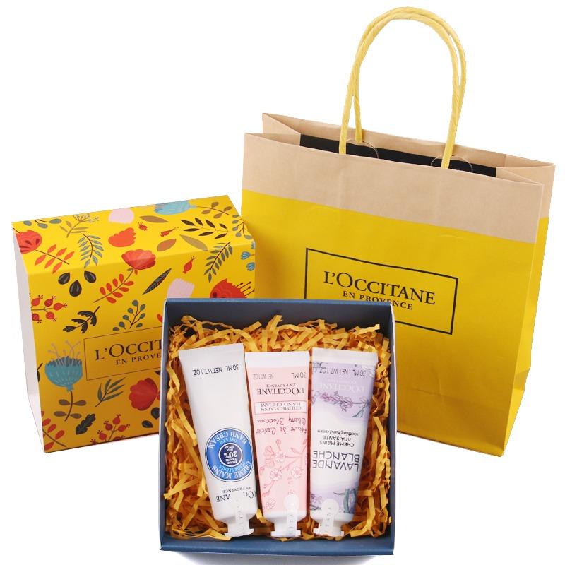 L'Occitane Hand Cream Gift Set Nut Rose Fragrance Moisturizing Moisturizing Repair Shea 30ml White Lavender 30ml Sakura 30ml