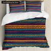 Племенной пододеяльник Secret Tribe Pattern в стиле бохо Постельное белье Двуспальный двуспальный King Size Полиэстеровый стеганый чехол