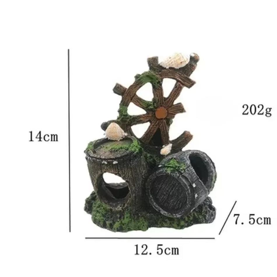 Мультяшный декор для аквариума, фигурки, украшения, имитация смолы, ананас, дом, украшение для аквариума, ландшафтный дизайн, аксессуары для аквариума