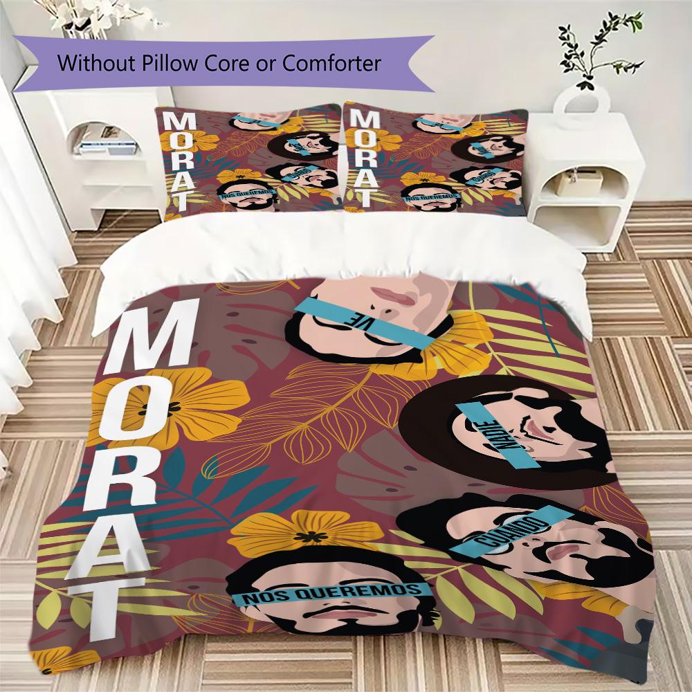 Morat Pattern Bedding,Quilt Set Quilt Cover Pillowcase Home Birthday Gift (1*duvet cover+2*pillowcase,without core)SSJT0917111