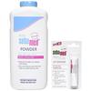 Baby Powder, 200g & SebaMed SPF 30 Lip Defense Stick, 4.8g