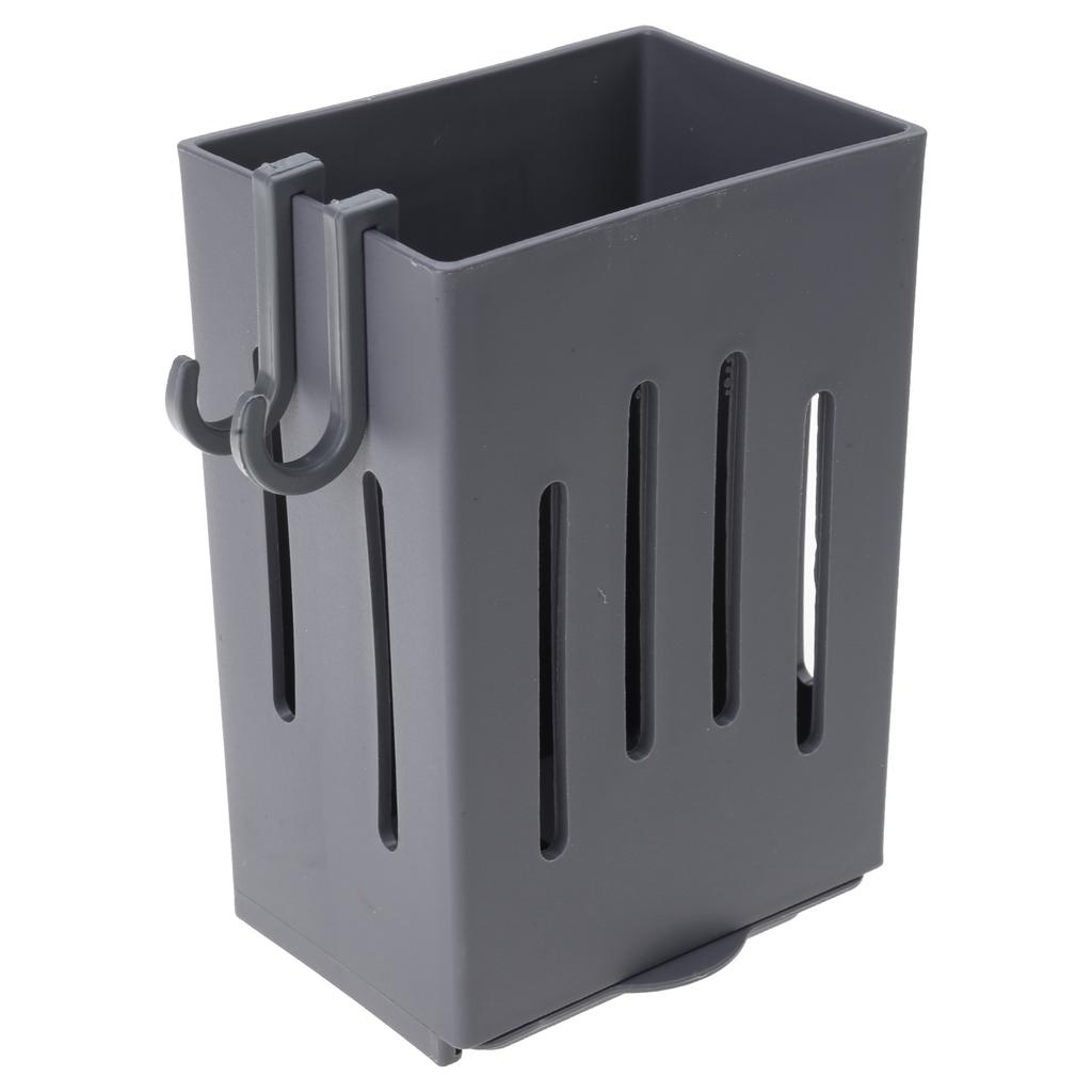 Эффективная настенная стойка для кухонных принадлежностей с держателем для палочек для еды и ящиком для хранения столовых приборов