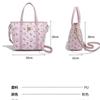 Hello Kitty Bucket Bag Niche Versatile Classic Printed Texture Bag Large Capacity Women's One Shoulder Crossbody