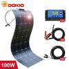 Dokio – гибкие солнечные панели 18В/16В, 100Вт для автодома/автомобиля/дома