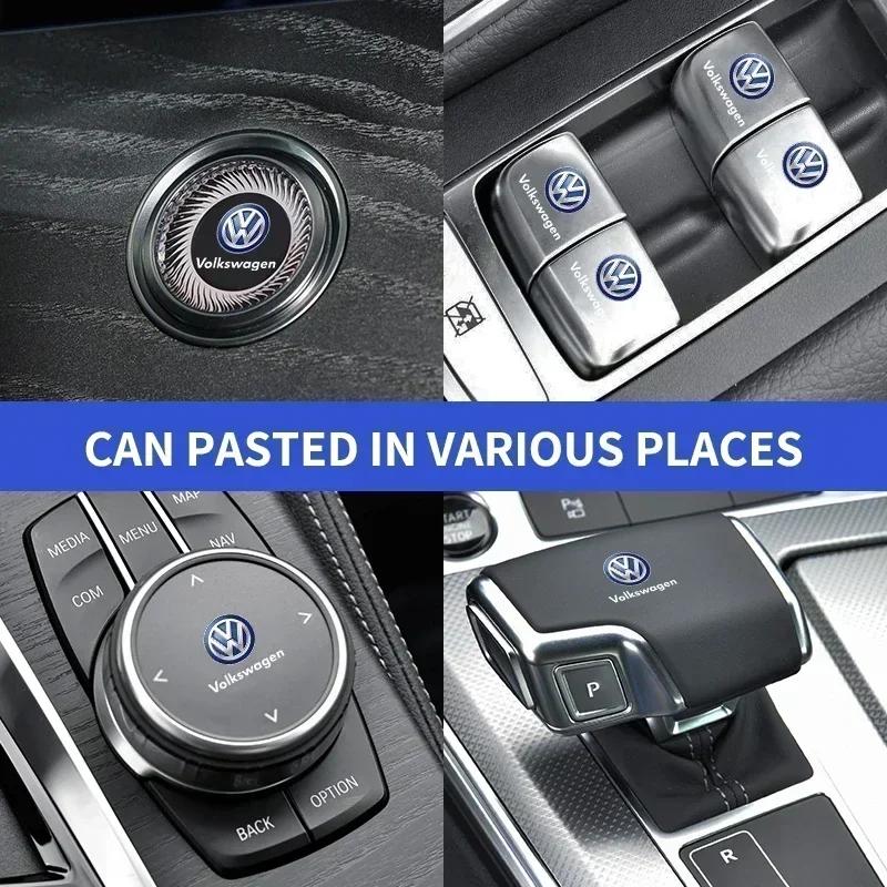 Для Volkswagen VW Наклейки на Автомобиль Авто-Стайлинг Логотип Декоративные Аксессуары для Интерьера Для Volkswagen VW Golf 6 7 8 Touareg Passat Polo