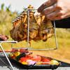 BBQ Beef Chicken Wing Leg Grill Cooking Rack Stainless Steel Non-Stick Barbecue Drumstick Oven Roaster Stand Barbecue Tools 2025