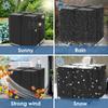 Outdoor Square Vertical Air Conditioner Cover Dust Proof Drawstring Closure AC Protection Cover Waterproof Air Condition Covers
