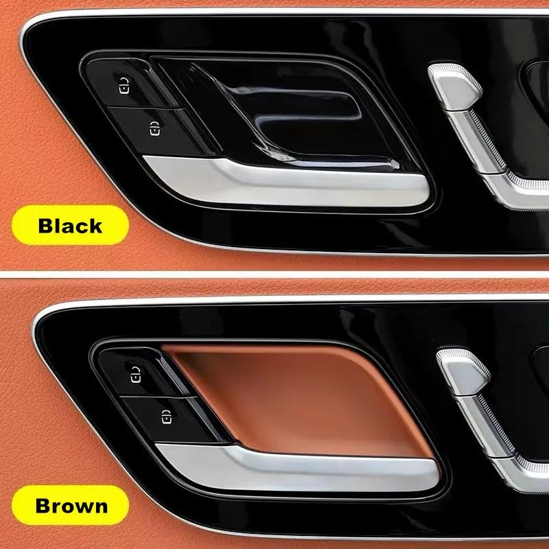 Car Interior Door Handle Bowl ABS Protective Cover Trim Sticker For Mercedes Benz C E Class W206 GLC X254 2022-2025 Accessoriess