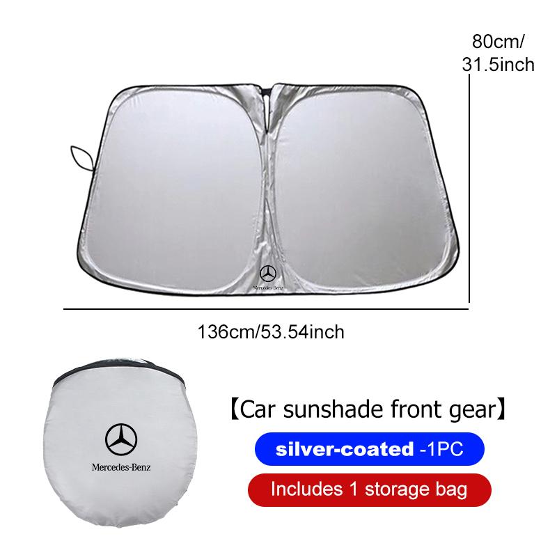 AABIC1 For Benz Car Windshield Sun Shade Covers Visors Front Window Protector Parasol AMG Exclusive A C E R V Class CLA CLS C180 C200
