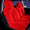 1 шт. Роскошный автомобильный пушистый искусственный шерстяной чехол для сиденья, зимний утолщенный теплый плюш, универсальная подушка для переднего сиденья, женский салон автомобиля