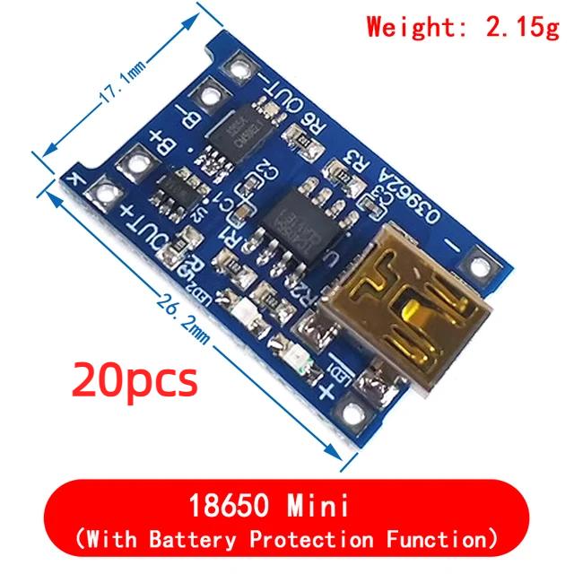 TP4056 5V 1A Type-c USB Плата зарядки литиевых аккумуляторов 18650 Зарядный модуль с защитой Двойные функции