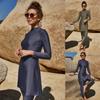Women Islamic Muslim Swim Costume Modest Full Cover Swimwear Swimming Burkini