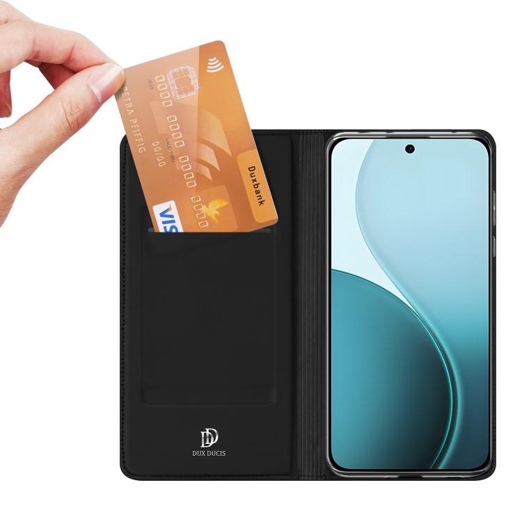 Для Oppo Reno14 F 5G Чехол DUX DUCIS Серия Skin Pro Кожаная Обложка-подставка Держатель для карт