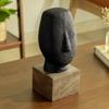 Firm Face Ecomix Sculpture 30 Cm Tall, Home Décor Showpiece Figurine for Living Room & Office, Modern Asthetic Tabletop Decorative