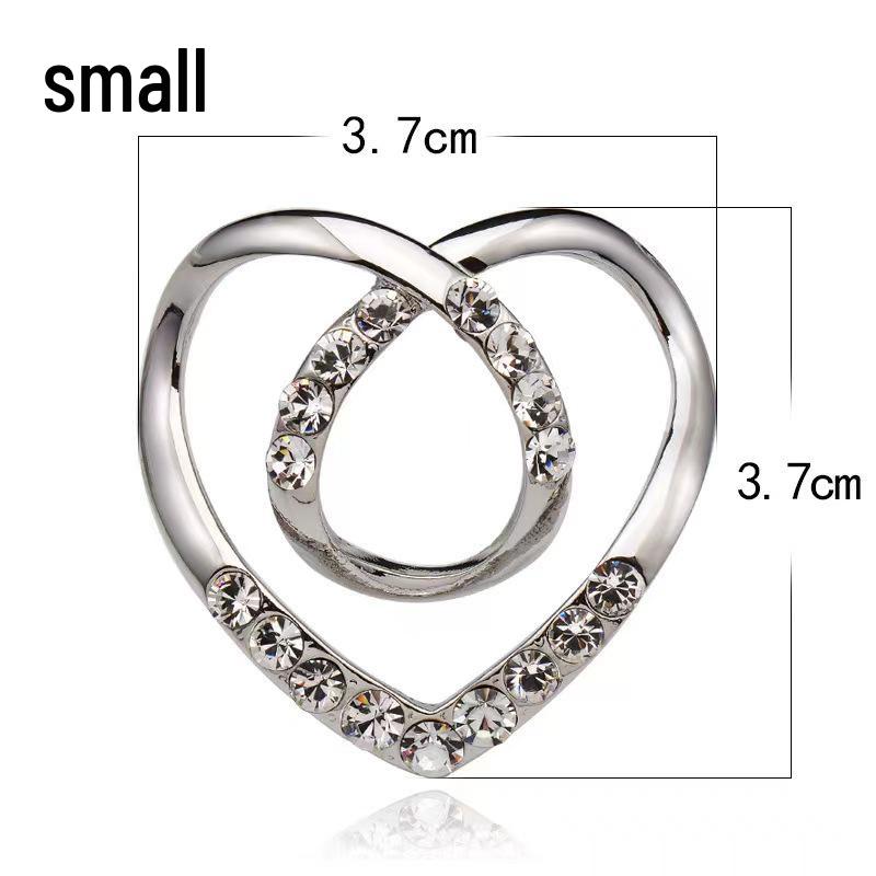 Декоративная пряжка-узел с жемчугом и бриллиантами для подола футболки и шарфов