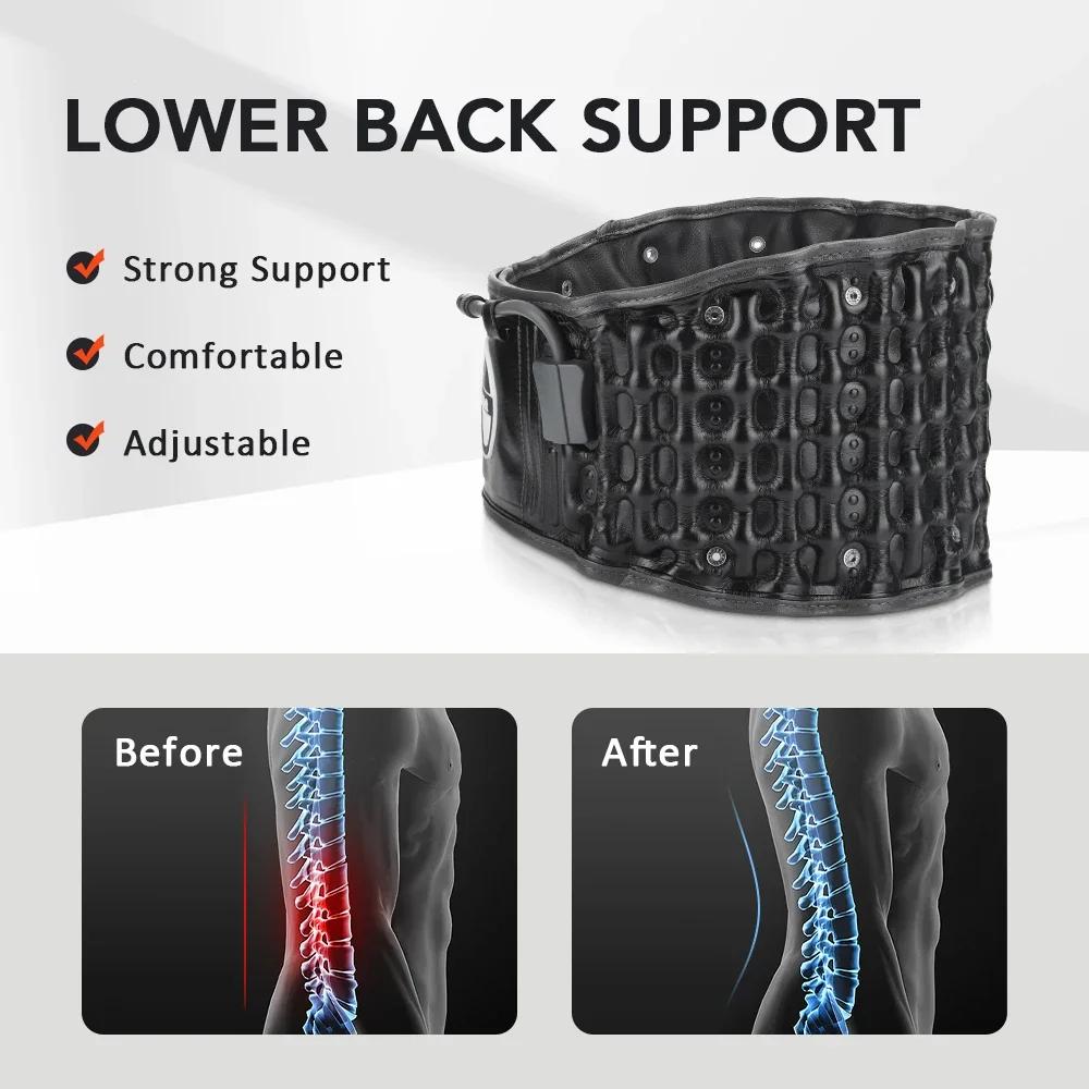 Decompression Back Belt Spinal Air Traction Belt Back Support and Lumbar Traction Belt Promote Lumbar Blood Circulation
