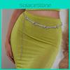 Womens Metal Bone Design Waist Chain With Rhinestone Decoration For Evening Wear And Party Use