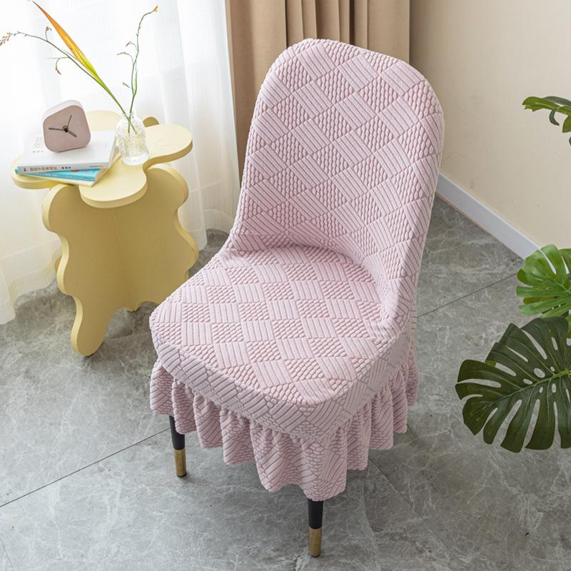 Эластичный утолщенный большой изогнутый чехол для стула Универсальный чехол Универсальный чехол для спинки обеденного стола Интегрированный